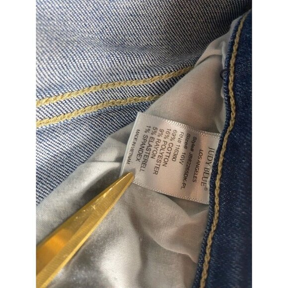 Judy Blue JB82253 Fremont High Rise Skinny Fit Jeans Denim size 16W - Picture 6 of 14